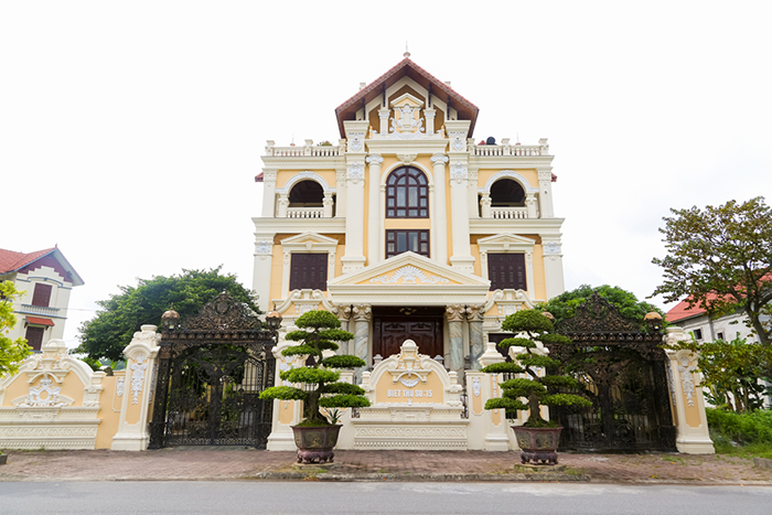 màu sơn theo kiến trúc