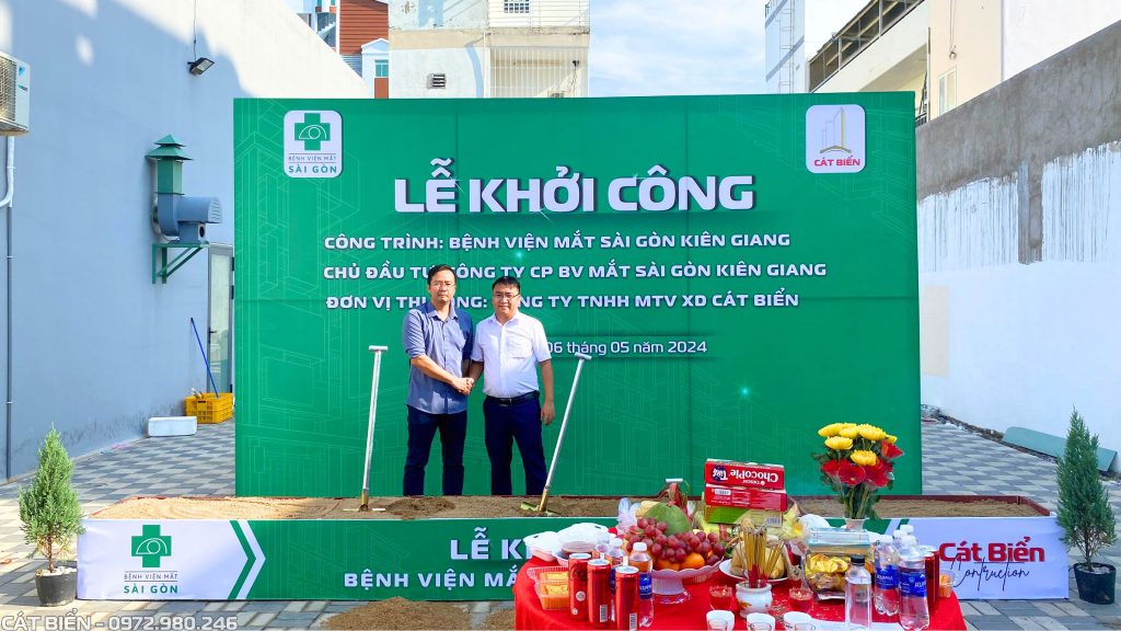 khởi công xây dựng bệnh viện mắt sài gòn kiên giang