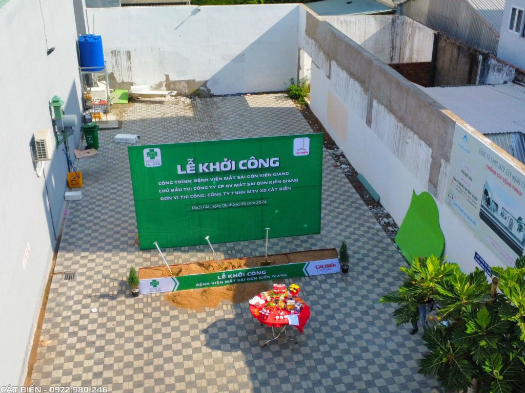 khởi công xây dựng bệnh viện mắt sài gòn kiên giang