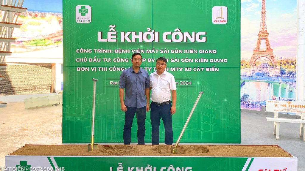 khởi công xây dựng bệnh viện mắt sài gòn kiên giang