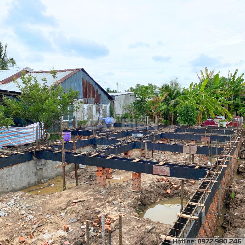 xây nhà cấp 4 sân vườn rạch giá sỏi kiên giang