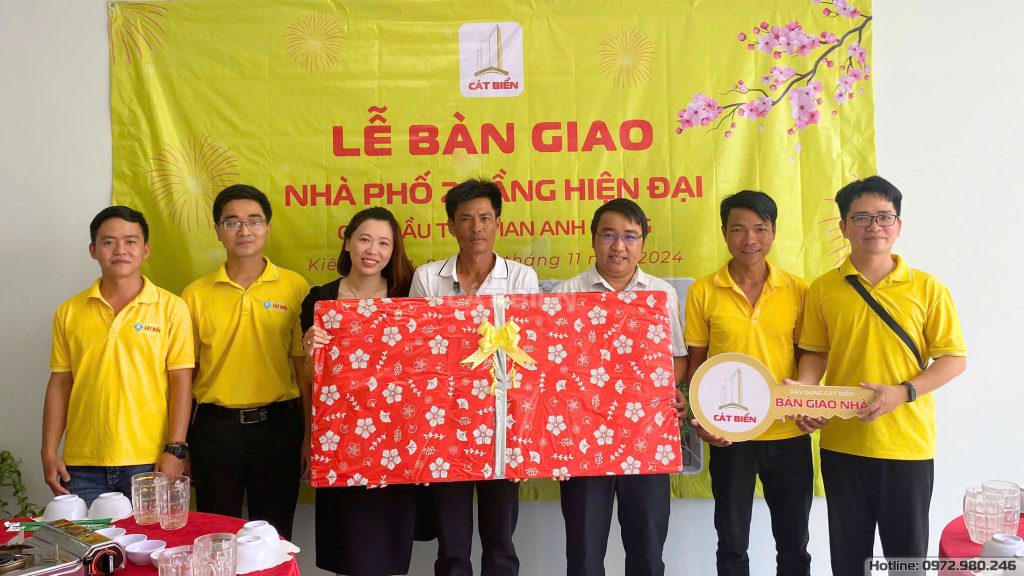 bàn giao xây nhà trọng gói chìa khóa trao tay hòn đất