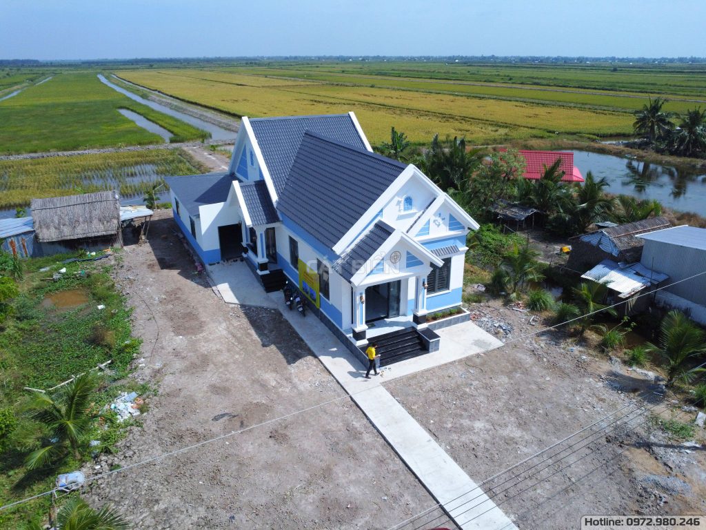 xây biệt thự mái thái trọn gói kiên giang