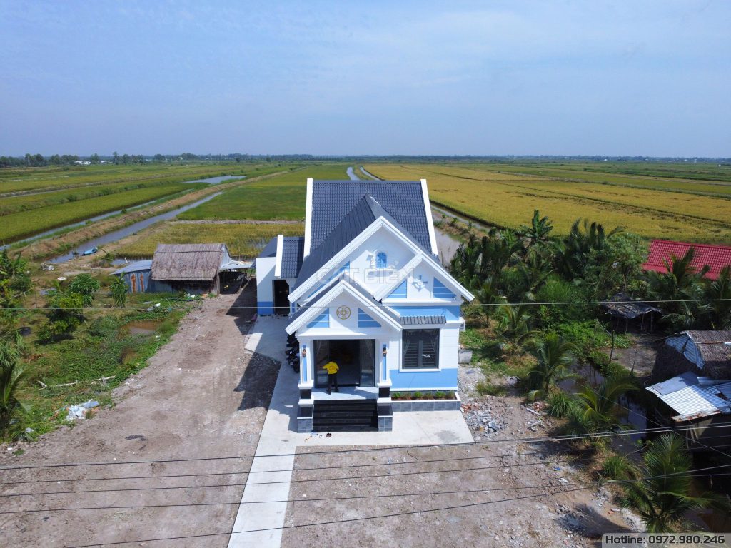 xây biệt thự mái thái trọn gói kiên giang
