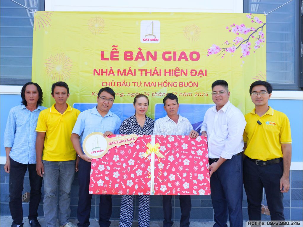 xây biệt thự mái thái trọn gói kiên giang