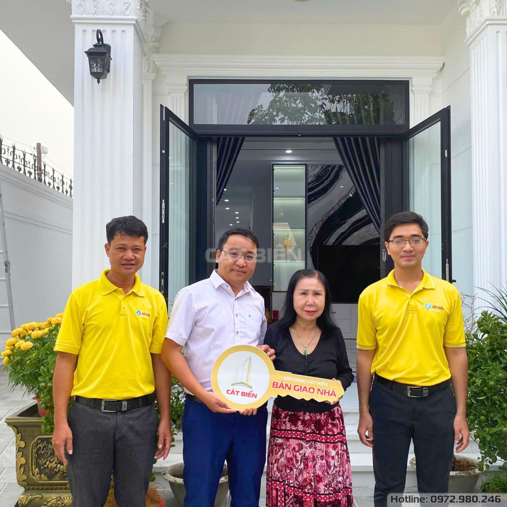 Bàn Giao Công Trình Biệt Thự Tân Cổ Điển Rạch Giá Chìa Khóa Trao Tay