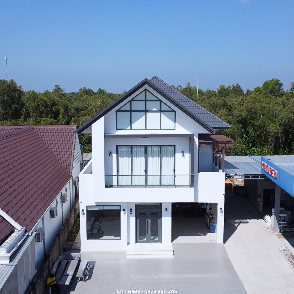 bàn giao biệt thự mái thái thi công trọn gói kiên giang