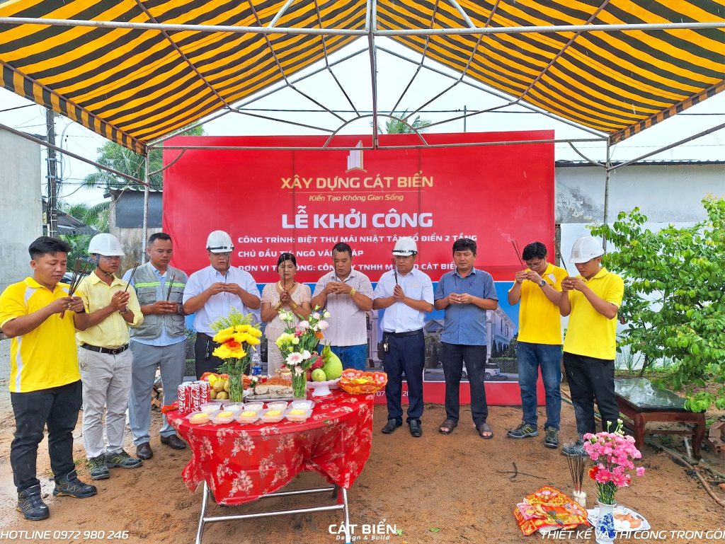 khởi công xây dựng nhà trọn gói rạch giá