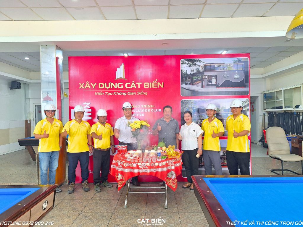 khởi công xây dựng trọn gó cafe tại rạch giá