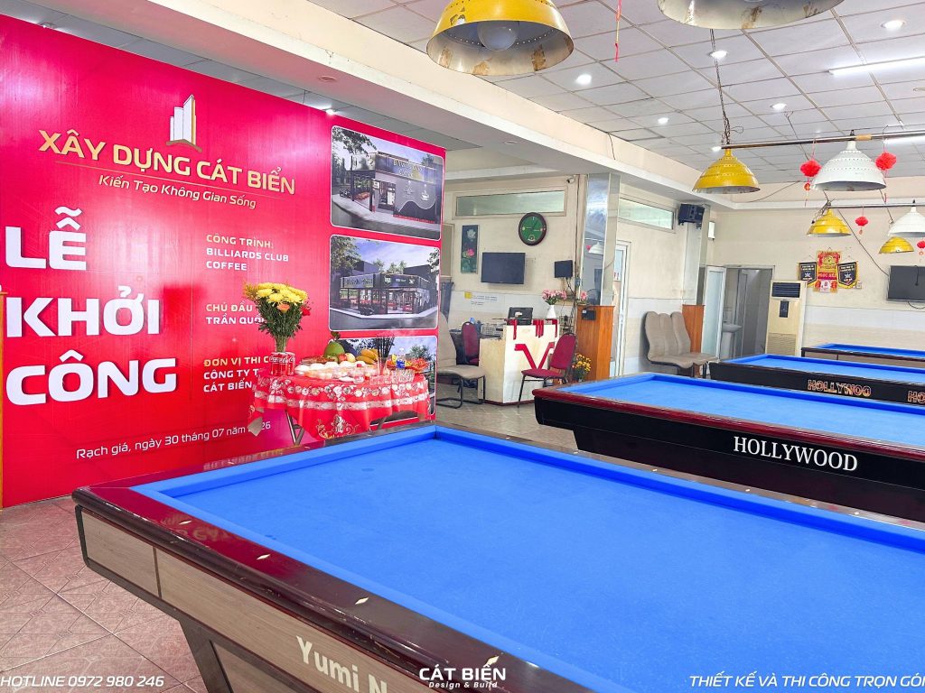 khởi công xây dựng trọn gó cafe tại rạch giá